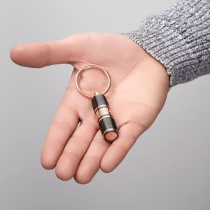 Porte-clefs Bold Stripe Gun & Rosegold 3