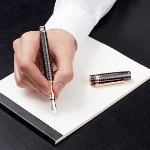 Stylo plume Bold Stripe Gun & Rosegold 7
