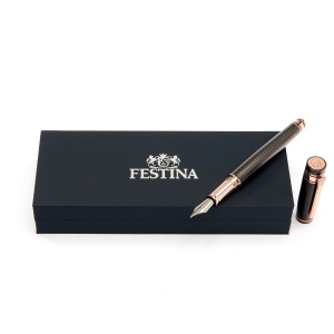 Stylo plume Bold Stripe Gun & Rosegold 8
