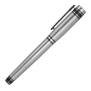 Stylo roller Bold Stripe Chrome & Gun 7