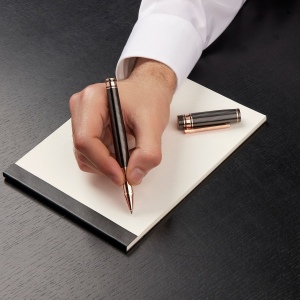 Stylo roller Bold Stripe Gun & Rosegold 5