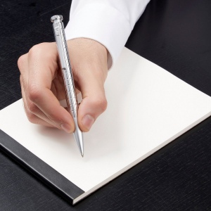 Stylo bille Mademoiselle Diamond Chrome 3