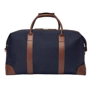Sac de voyage Button Navy & Brown 3