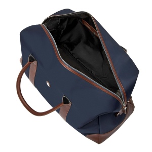 Sac de voyage Button Navy & Brown 5
