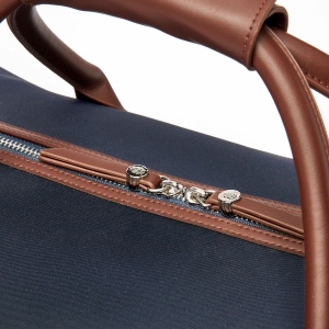 Sac de voyage Button Navy & Brown 6