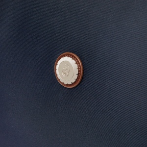 Sac de voyage Button Navy & Brown 7