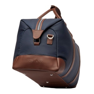 Sac de voyage Button Navy & Brown 8