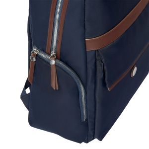 Sac à dos Button Navy & Brown 3