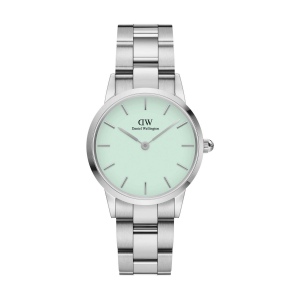 Montre Iconic Link Silver&Pastel-green D28