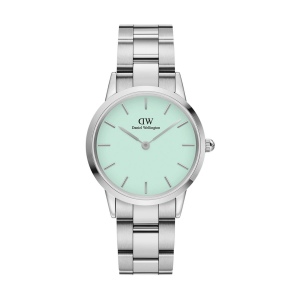Montre Iconic Link Silver&Pastel-green D32