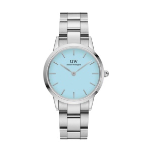 Montre Iconic Link Silver&Pastel-blue D32
