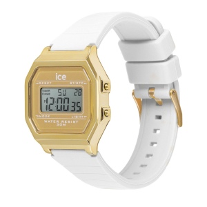 ICE digit retro-White gold-Petite 2