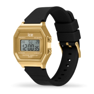 ICE digit retro-Metal gold mirror-Black-Petite 2