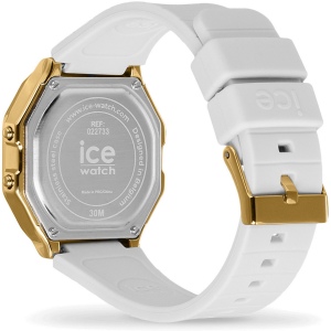 ICE digit retro-Metal gold mirror-White -Petite 4