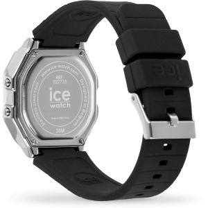 ICE digit retro-Metal silver mirror-Black -Petite 4