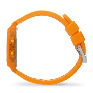ICE digit retro-Neon orange-Clear-Petite 3
