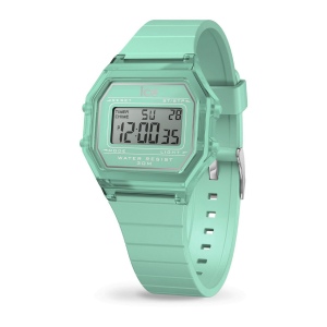 ICE digit retro-Azure blue-Clear-Petite