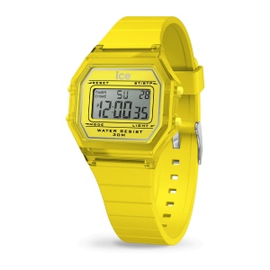 ICE digit retro-Electric yellow-Clear-Petite