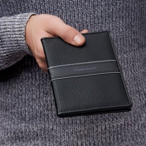 Porte-passeports Caprio Black 5