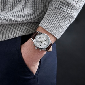 Chronographe Tempus Brown / Silver 4