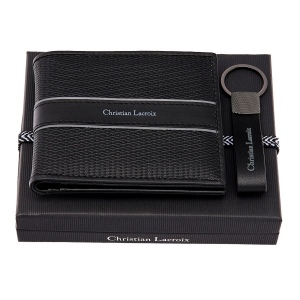 Parure Caprio Black (porte-clefs & portefeuille)