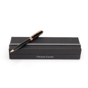 Stylo bille Caprio Black/ Rose Gold 5