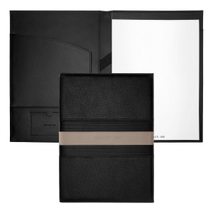 Ecritoire A4 Delano Taupe & Black
