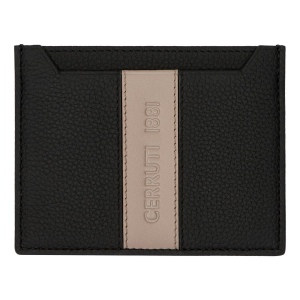 Porte-cartes Delano Taupe & Black 2