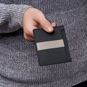 Porte-cartes Delano Taupe & Black 5