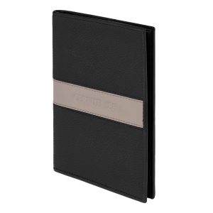Porte-passeports Delano Taupe & Black 5