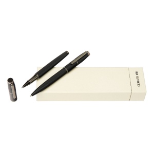 Parure Brick Black (stylo bille & stylo roller)