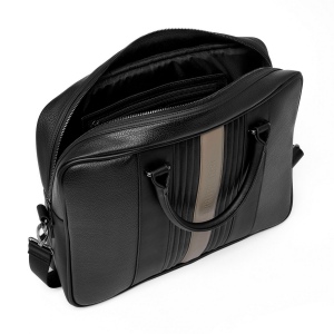 Porte-documents Delano Taupe & Black 2