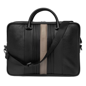 Porte-documents Delano Taupe & Black