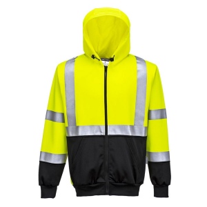 Sweat Hi-Vis bicolore zippé 2