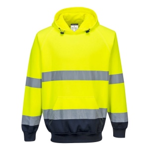 Sweat shirt à capuche bicolore 3