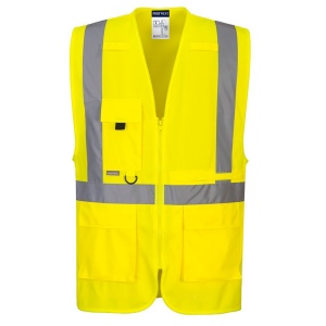 GILET EXECUTIVE HTE VISIBILITÉ AVEC POCHE POUR TABLETTE 3