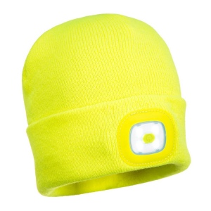 Lampe frontale LED rechargeabl USB Beanie 6
