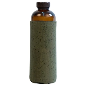 Bouteille verre 600mL et housse liège - ECOB 7