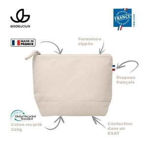 Trousse coton 220g fabriqué en France - Goodjour 4