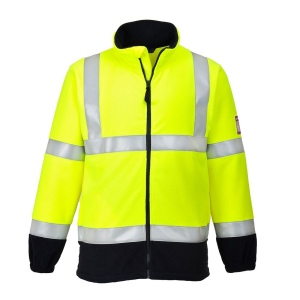 Polaire haute-visibilité Flamme Résistant et Antistat