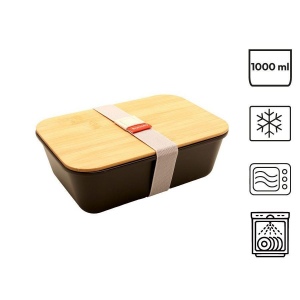 Bento 'Ikoma', avec couvercle en bambou