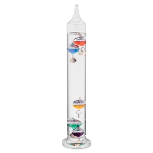 Thermomètre Galileo verre 28cm 6