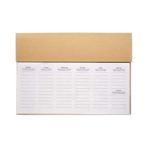 Agenda hebdomadaire de bureau - MEMWEEK 4