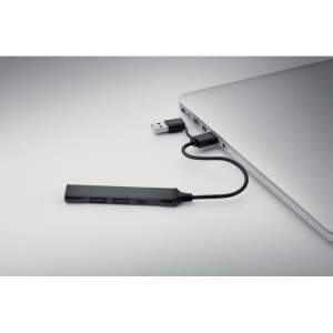 Hub USB 4 ports 19 cm - CURRENT 4