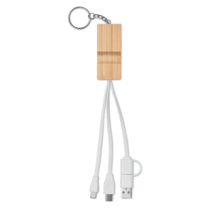 Porte-clés support en bambou - CLAUERC 3