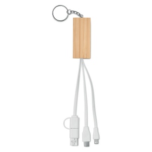 Porte-clés support en bambou - CLAUERC 4