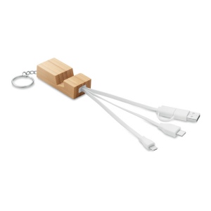 Porte-clés support en bambou - CLAUERC 2