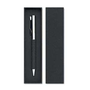 Stylo bille twist métal +boîte - SCRIBI 3