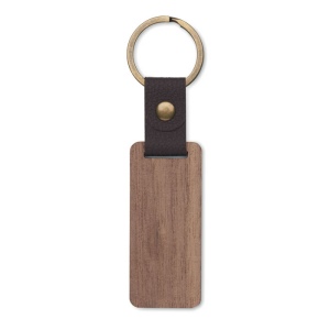 Porte-clés en noyer et PU - NAWKEY 3