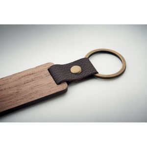 Porte-clés en noyer et PU - NAWKEY 6
